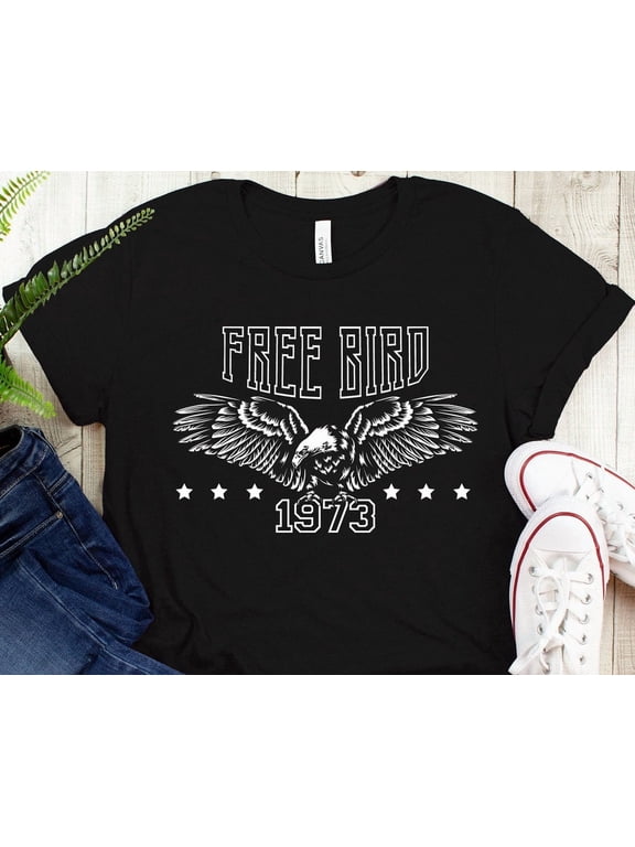 Free Bird 1973 T-Shirt: Retro Eagle Graphic Tee