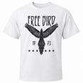 thumbnail image 1 of Free Bird Eagle Graphic T-Shirt, Unisex Classic Fit Cotton Tee, 1 of 9