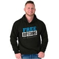 thumbnail image 1 of Free Bitcoins Tomorrow Cryptocurrency Unisex Plus Fleece Graphic Hoodie Brisco Brands 5X, 1 of 5