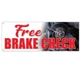 thumbnail image 1 of Free Brake Check 13 oz Vinyl Banner With Metal Grommets, 1 of 5