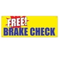 thumbnail image 1 of Free Brake Check 13 oz Vinyl Banner With Metal Grommets, 1 of 5