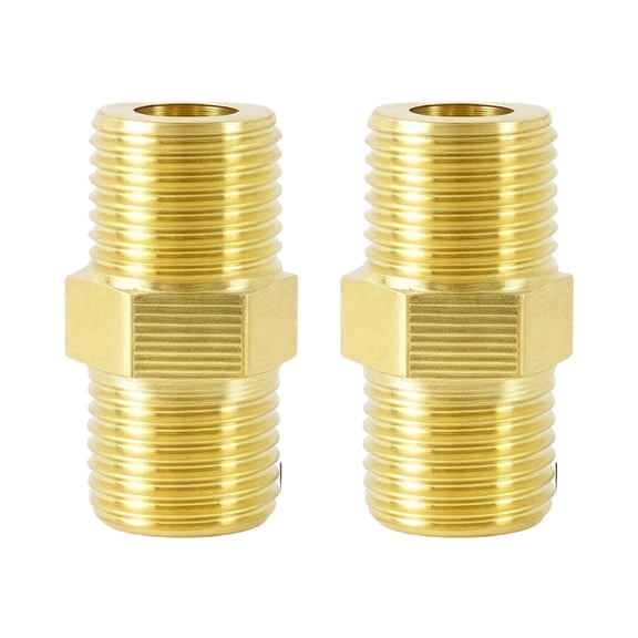 Free Brass Double External Thread Fitting for Safe Drinking Water Systems
