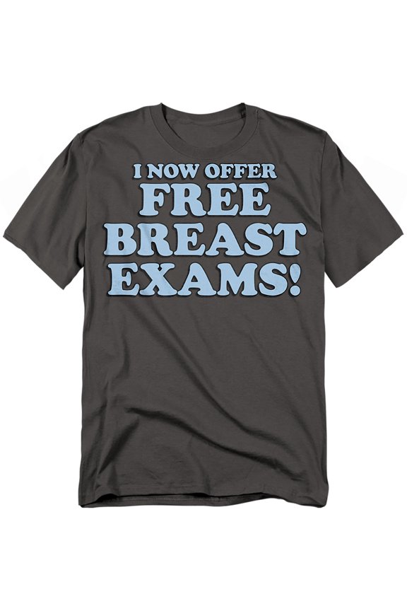 Free Breast Exams T-Shirt Unisex Graphic Tee For Men & Women