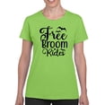 thumbnail image 1 of Free Broom Rides T-Shirt Women -Image by Shutterstock, Female Medium, 1 of 4