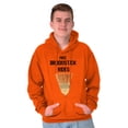thumbnail image 1 of Free Broomstick Rides Halloween Witch Men's Big & Tall Graphic Hoodie Brisco Brands 2X, 1 of 5