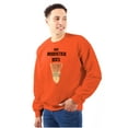 thumbnail image 1 of Free Broomstick Rides Halloween Witch Men's Crewneck Sweatshirt Brisco Brands S, 1 of 6