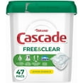 thumbnail image 1 of Free & Clear Dishwasher Pods, Dishwasher Detergent, Dish Detergent Soap, Lemon Essence, 47 Count, 1 of 4