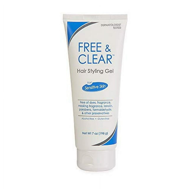 Free & Clear Hair Styling Gel, Fragrance Gluten Free, Sensitive Skin