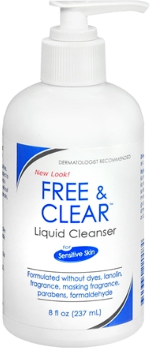 Free & Clear Liquid Cleanser 8 oz (Pack of 4)