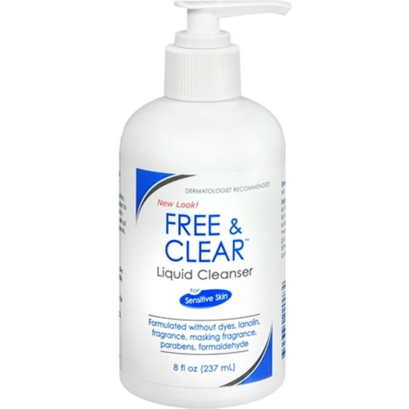 Free & Clear Liquid Cleanser 8 oz (Pack of 4)