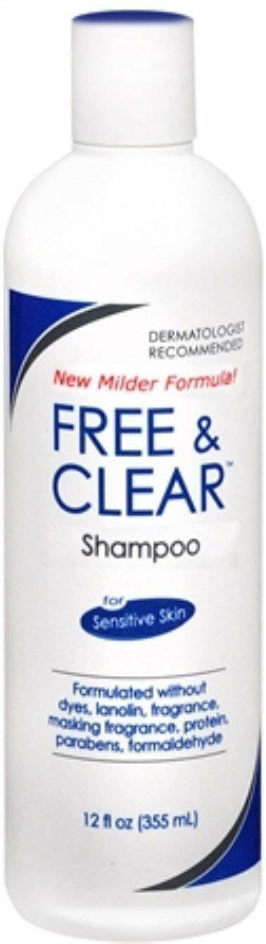 Free & Clear Shampoo 12 oz Pack of 6