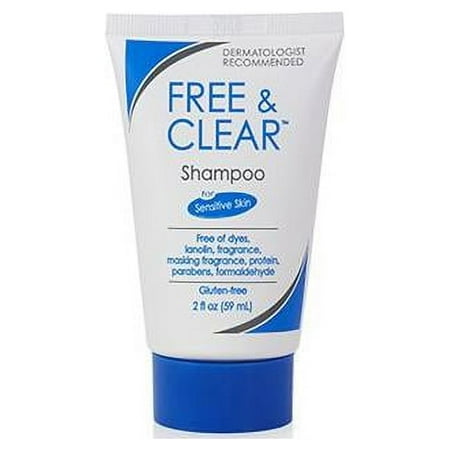 Free & Clear Shampoo Travel Size 2oz Each