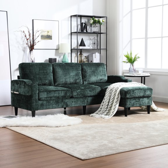Free - Combined Sectional - Various Home Decor Styles - Living Room or Bedroom - Storage Ottoman Feature