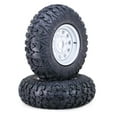 thumbnail image 1 of Free Country ATV Tire & wheel 25x8-12 8-Ply with 4-110 PCD 5+2 Silver Wheel-17035,SET 2, 1 of 3