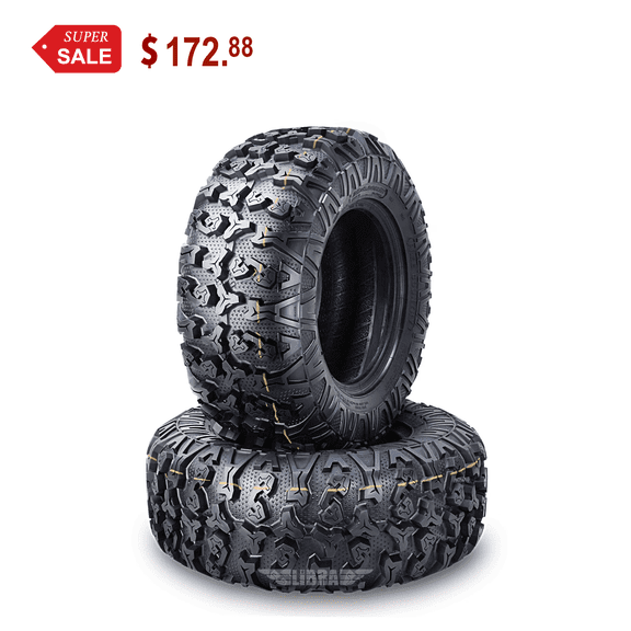 Free Country ATV/UTV Tires 25x8-12 25x8x12 / 8PR Deep Tread, Set 2