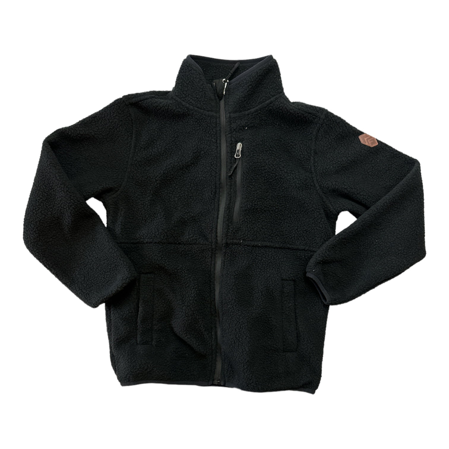 Free Country Boys' Brick Fleece Hoodie Jacket - Lightweight, Zipper Chest Pocket, For Cool Weather