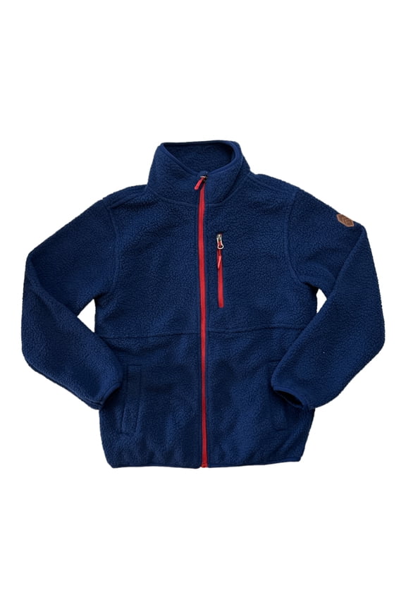 Boy's FreeCycle Soft & Cozy Highland Sherpa Jacket (Navy, 2T)