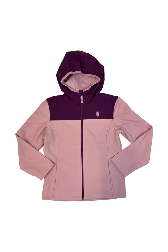 Girl's Super Softshell Wind & Water Resistant Jacket (Mauve, 4)