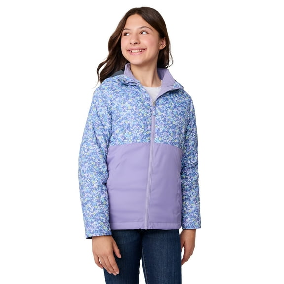 Free Country Girls' 3-in-1 Systems Jacket Chambray Petals M