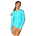 thumbnail image 1 of Free Country Girls' Foil Mermaid Rash Guard and Bikini Swim Set Aquatopia Foil Mermaid L, 1 of 4