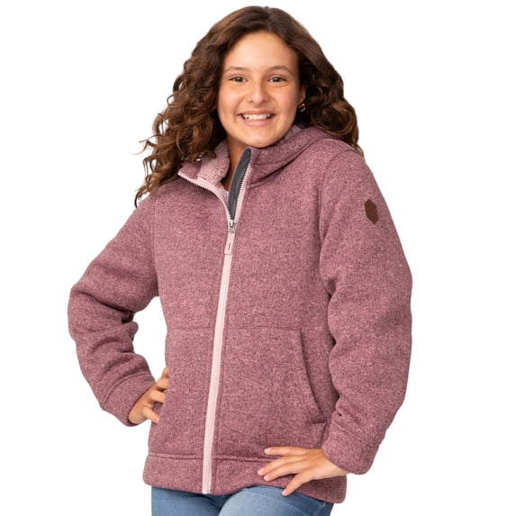 Free Country Girls' Mountain Fleece Jacket Blossom XS