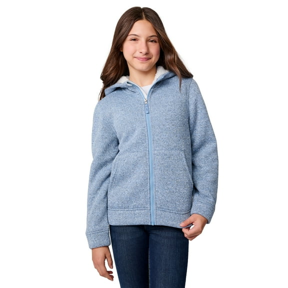 Free Country Girls' Mountain Fleece Jacket Stonewash M