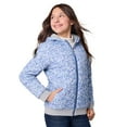 thumbnail image 1 of Free Country Girls' Poofie Reversible Puffer Jacket Chambray Petals S, 1 of 5