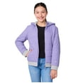 thumbnail image 1 of Free Country Girls' Poofie Reversible Puffer Jacket Lavender L, 1 of 8