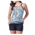 thumbnail image 1 of Free Country Ladies 2-piece Tankini & Swim Short Swim Set, 1 of 11