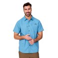 thumbnail image 1 of Free Country Men's Acadia Short Sleeve Shirt Bluestone L, 1 of 2