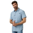 thumbnail image 1 of Free Country Men's Acadia Short Sleeve Shirt Cloud L, 1 of 2