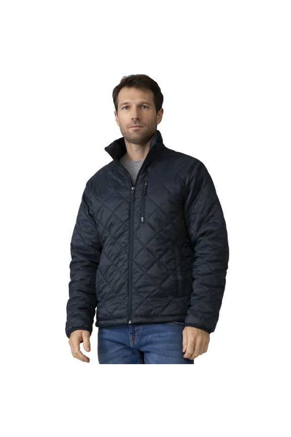 Men's Apex Quilted Puffer Jacket Navy XL
