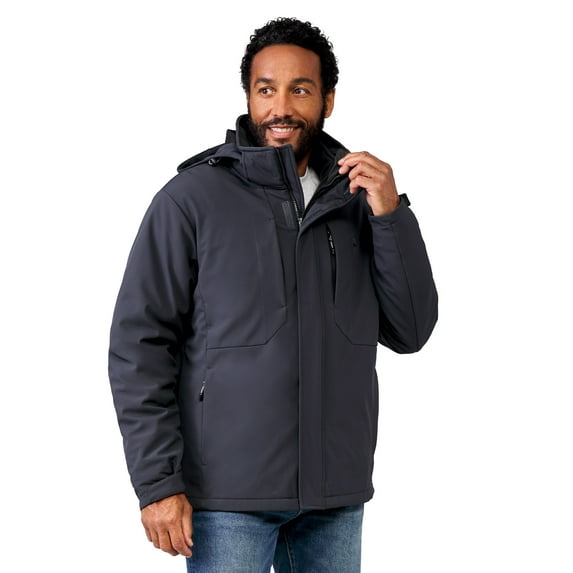 Free Country Men's Atalaya III 3-in-1 Systems Jacket Deep Charcoal L
