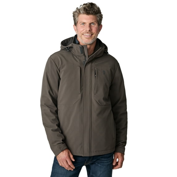 Free Country Men's Atalaya III 3-in-1 Systems Jacket Mushroom M