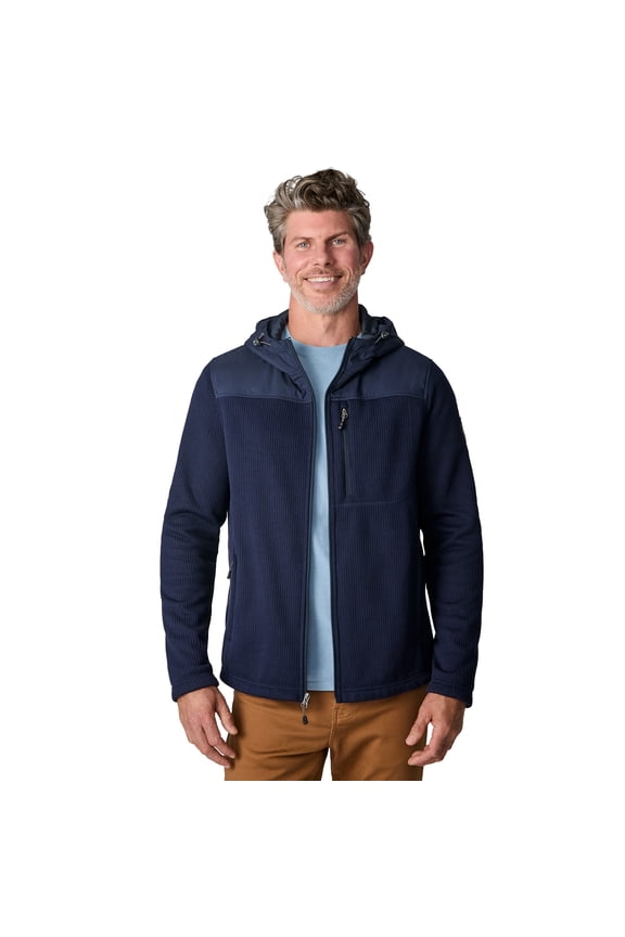 Men's Cable Fleece Brisk Jacket Navy L