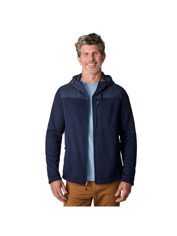 Men's Cable Fleece Brisk Jacket Navy S