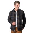 thumbnail image 1 of Free Country Men's Chill Out Fleece Shirt Jacket Navy Plaid XXL, 1 of 3