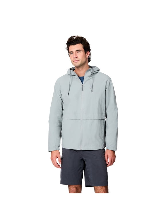 Men's Deluge Sanded Nylon Jacket Iron M