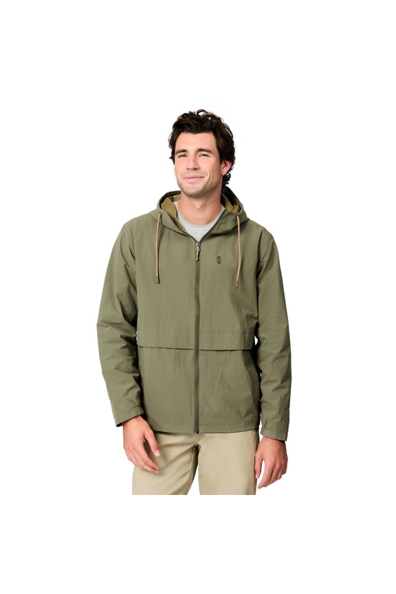 Men's Deluge Sanded Nylon Jacket Vine L