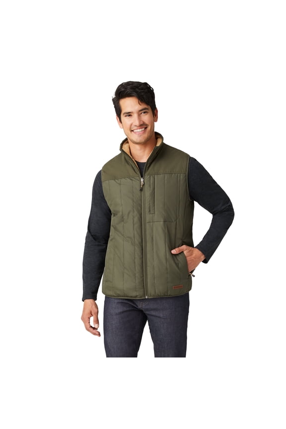 Men's FreeCycle® Alpine Reversible Vest Duffle Olive L