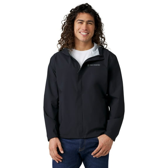 Free Country Men's Hydro Lite Spectator Waterproof Jacket Black XL
