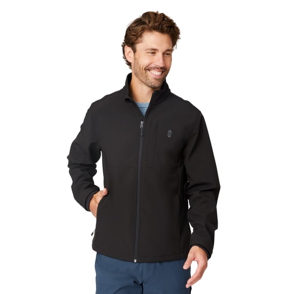 Free Country Men's Lanier Super Softshell® Jacket Jet Black L