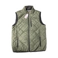 thumbnail image 1 of Free Country Men's Lightweight Sleeveless Quilted Trail Creek Puffer Vest (Dark Olive, M (38-40)), 1 of 3