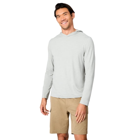Free Country Men's Microtech® Hooded Graphic Sunshirt Iron XL