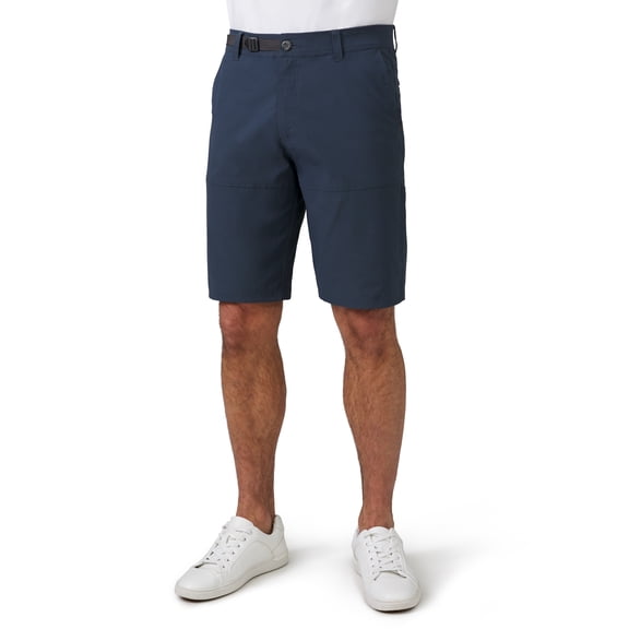 Free Country Men's Nylon Stretch Trek Short Steel 40