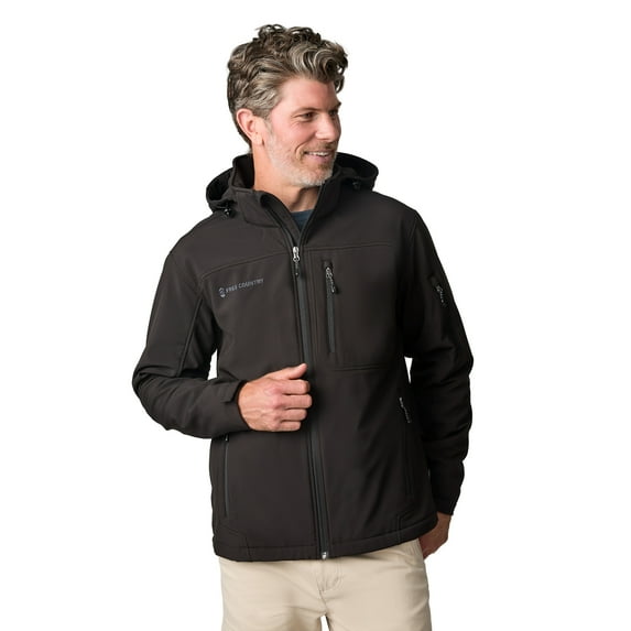 Free Country Men's Odyssey II Flex Super Softshell® Jacket Black L