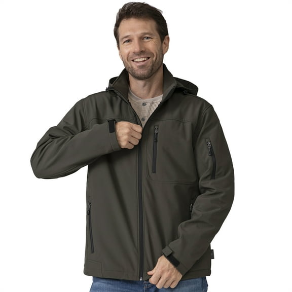 Free Country Men's Odyssey II Flex Super Softshell® Jacket Olive L