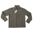 thumbnail image 1 of Free Country Men's Super Softshell Water Resistant Grid Fleece Lined Jacket (Charcoal Heather, S), 1 of 6