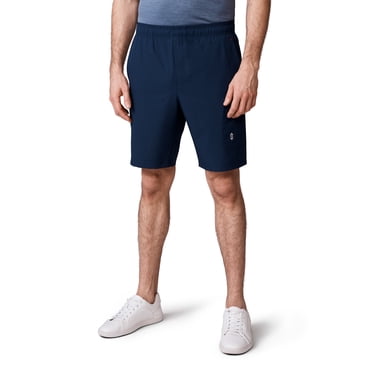 Free Country Athletic Men's Gym Workout Shorts Quick Dry with Pockets Running Stretch Tennis Basketball Shorts for Mens-Tech Stretch Short II-Navy-Size L