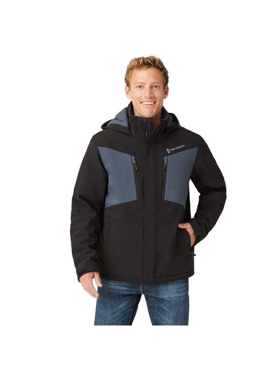 Men's Thermo Softshell® Mid Weight Jacket Black M